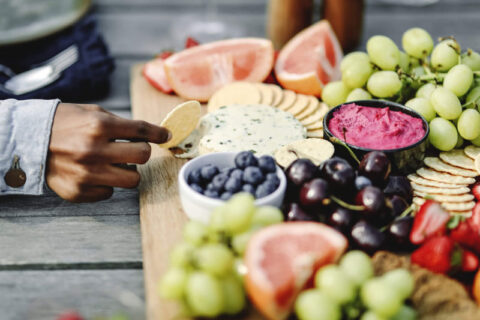 Fruits on the dinning table