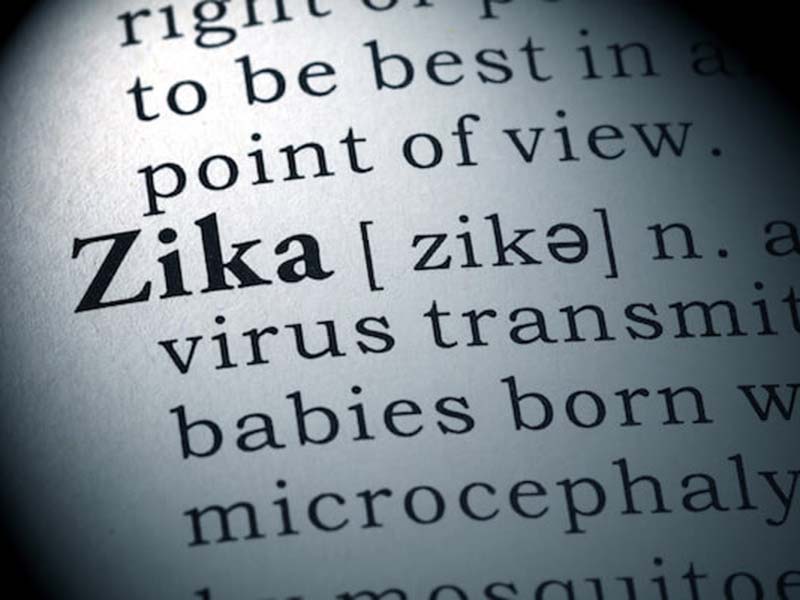 book paragraph indicating Zika