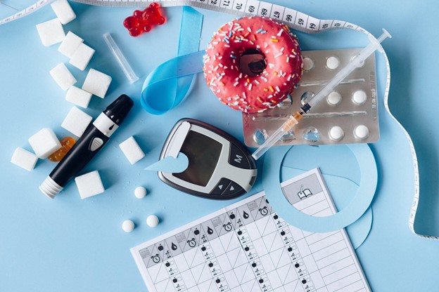 The medicine with donuts diabetes.