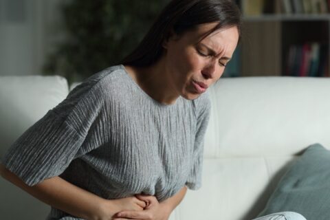 Woman Suffering from Cramps and bleeding during Pregnancy